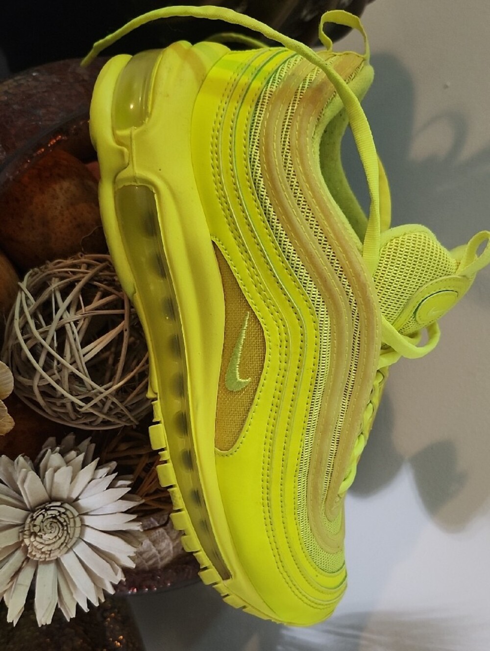 Nike Bright Neon Yellow Athletic Shoe CW7028_700 - Picture 5 of 11